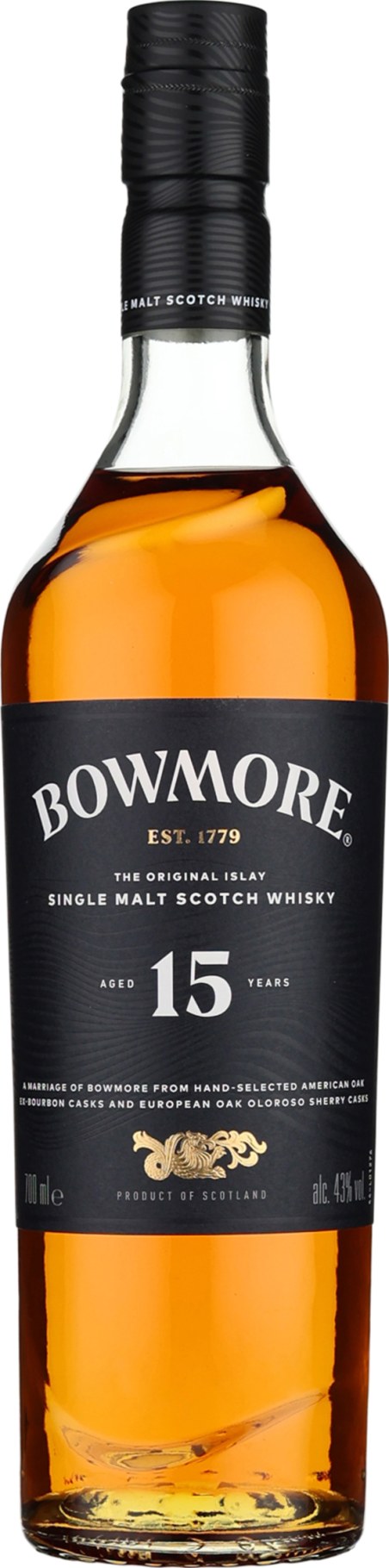 Product afbeelding: Bowmore 15 years
