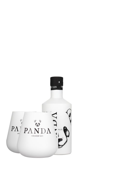 Coffret Gin Panda 2 Verres