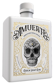Amuerte Coca Leaf White, de eerste gin op basis van cocabladeren.