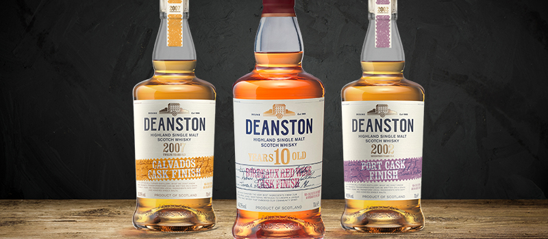 3 Deanston whisky's met interessante vatrijpingen
