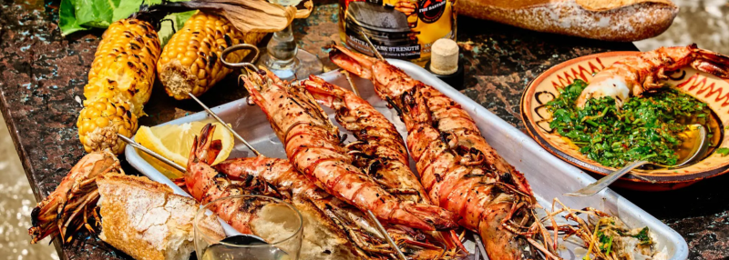 Big Peat & Grilled Gamba's