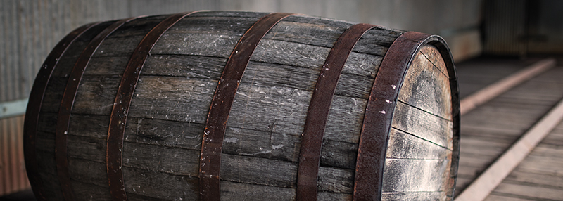Rijping bourbon whisky