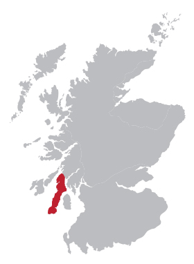 Campbletown Whisky Geografie