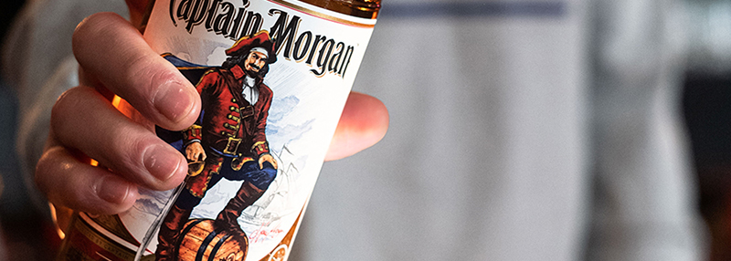 Een fles van deze populaire rum