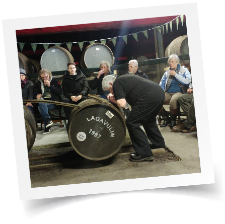 Een cask stenght tasting bij Lagavulin
