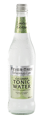 Fever Tree Cucumber Water, een heerlijke frisse en zomerse dorstlesser. Ideaal voor Gin & Tonics.