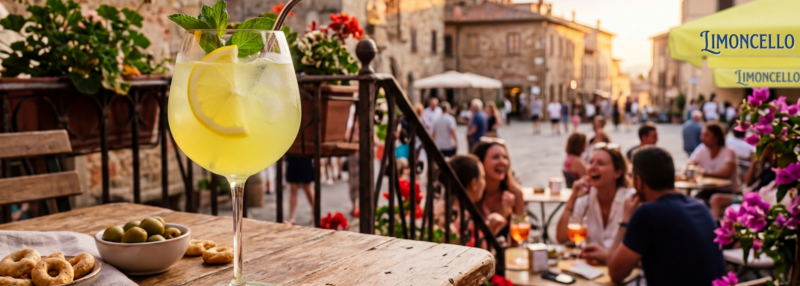 Limoncello spritz
