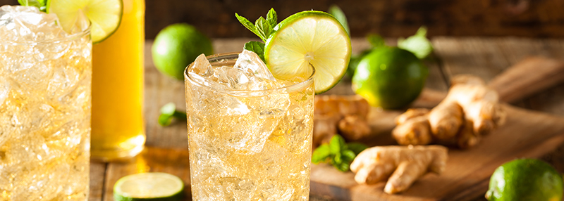 Grey Goose mixen: kies voor Ginger Beer en een schijfje limoen