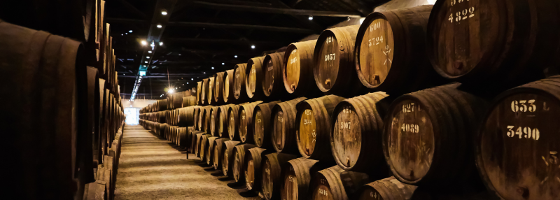 Whisky rijpt in vaten