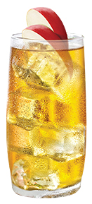Jack Daniels & Apple; een simpele, maar smaakvolle mix.