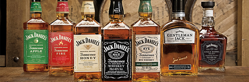 Jack Daniels soorten