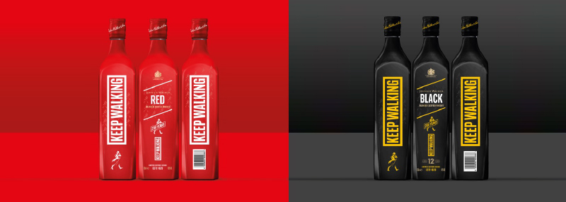 Limited edition Red Label en Black Label