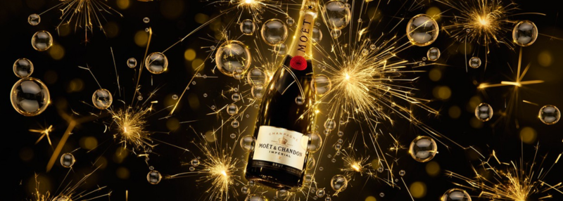 Smaak van Moët champagne
