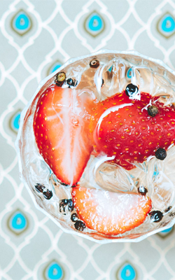 Opihr Gin recept aardbei