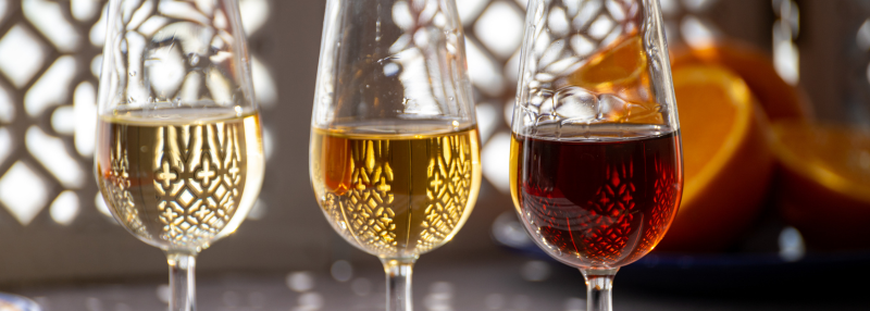 Verschillende sherrysoorten