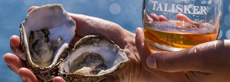 Talisker whisky met oesters combineren
