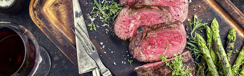 Tempranillo is heerlijk bij gebakken en gegrilde rood vleesgerechten.