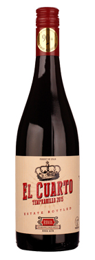 El Cuarto Tempranillo, lekkere Spaanse wijn.