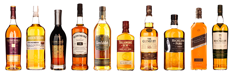 Travel retail whisky