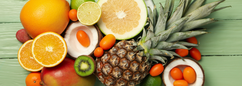Vers fruit zomercocktail