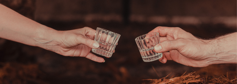 Mezcal drinken