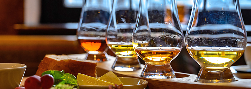 Whiskyproeverij met hapjes