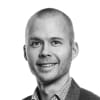 En profilbild av fastighetsmäklare William Olsson