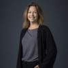 En profilbild av fastighetsmäklare Heléne Gometz