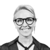 En profilbild av fastighetsmäklare Linda Fredriksson