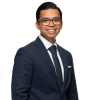 En profilbild av fastighetsmäklare David Ling