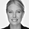 En profilbild av fastighetsmäklare Fanny Hörndahl