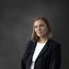 En profilbild av fastighetsmäklare Maria-Therese Hagelberg