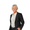 En profilbild av fastighetsmäklare Nina Rosell