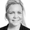 En profilbild av fastighetsmäklare Mathilda Hansson