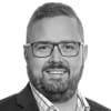 En profilbild av fastighetsmäklare Gustaf Florenius