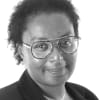 En profilbild av fastighetsmäklare Maria Troedsson