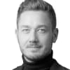 En profilbild av fastighetsmäklare Richard Östlund
