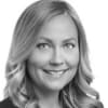 En profilbild av fastighetsmäklare Jessica Palm