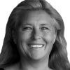 En profilbild av fastighetsmäklare Irja Forsberg Holst