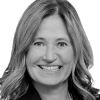En profilbild av fastighetsmäklare Marie Wirth