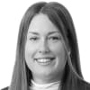 En profilbild av fastighetsmäklare Elin Trygg