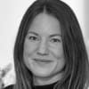 En profilbild av fastighetsmäklare Rebecka Hellborg