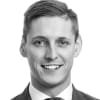 En profilbild av fastighetsmäklare Benjamin Karlsson