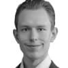 En profilbild av fastighetsmäklare Hugo Hassellund
