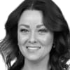 En profilbild av fastighetsmäklare Mia Harbrecht