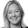 En profilbild av fastighetsmäklare Lena Ekström