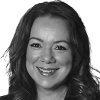 En profilbild av fastighetsmäklare Annelie Hedbeck