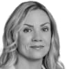 En profilbild av fastighetsmäklare Sara Brenegård