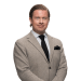 En profilbild av fastighetsmäklare Johan Holmgren