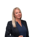 En profilbild av fastighetsmäklare Frida Celind